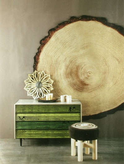 Woody Wood Rug