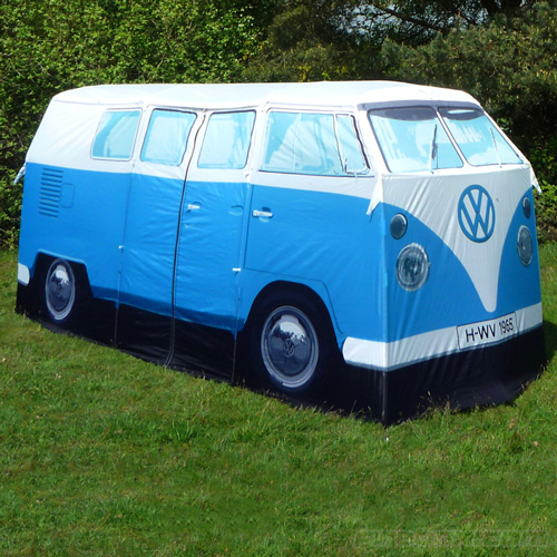 Embrace your inner hippie and get one of these great VW bus tents from 